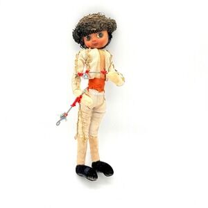 Vintage Folk Art Matador Doll Souvenir Bullfighter‎ Costume Outfit 9 inch